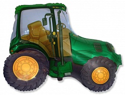 Фольгированный шарик "Трактор зеленый", 97 см